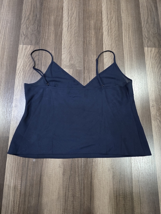 J. Crew Tops - J. Crew Navy Blue V-Neck Camisole Polyester Satin Tank Top Sleek Boho Chic. 12